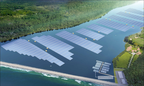Singapura vai construir grande usina solar flutuante em lago