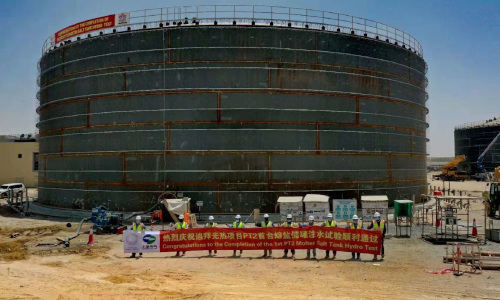 Usina solar híbrida em Dubai testa tanque de sal fundido