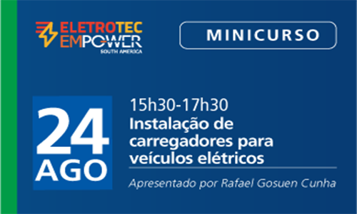 Veículos elétricos – curso de instalação de carregadores no Eletrotec