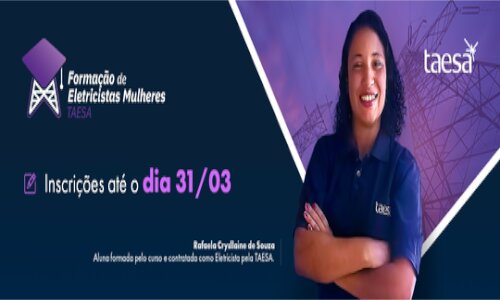 Taesa oferece curso de eletricista para mulheres